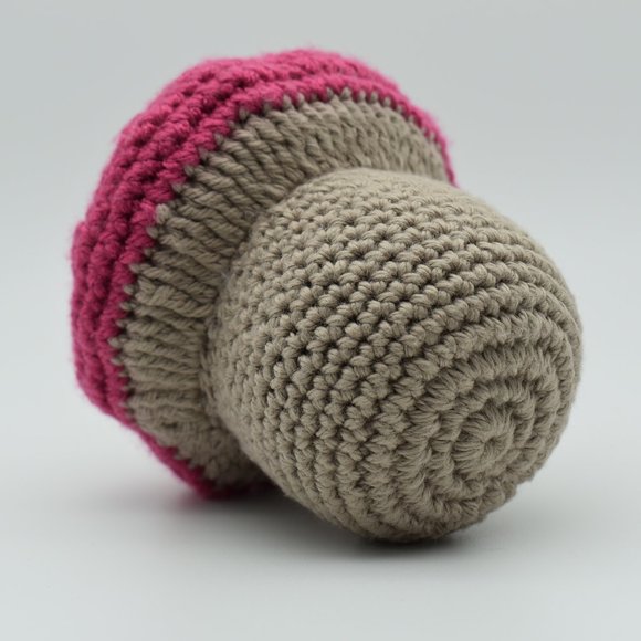HAND CRAFTED Crochet Plush Mushroom - Picture 5 of 7
